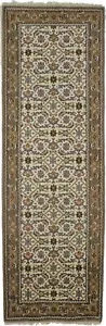 Handgefertigter Indo-Bidjar Orientalischer Läufer Teppich Blumendesign Wohndeko Carpet 3X8 ft - Bild 1 von 13