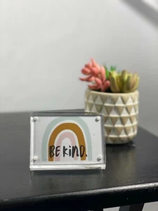 be kind Office Sign / Desk Sign / Name Plate Funny / Boss Gift / Office - Picture 1 of 4