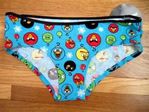 ANGRY BIRDS ~ Mujeres Bragas Adorno Ropa Interior ~ XS S M L XL ~ NUEVO - Imagen 1 de 1