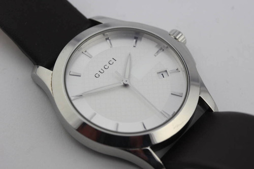 Orologio Uomo GUCCI G Timeless 126.4 Data Colore Argento