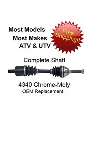 ARCTIC CAT 250 300 2x4 4x4 2005 COMPLETE REAR CV AXLE LEFT OR RIGHT 7009 - Picture 1 of 3