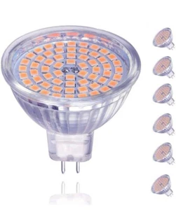 5-Pack MR16 LED Bulb 50W Equivalent 3000K Warm for Recessed and Track Lighting - Picture 1 of 6