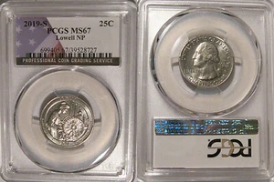 2019 S Lowell NP Quarter 25c PCGS MS67 - Picture 1 of 2