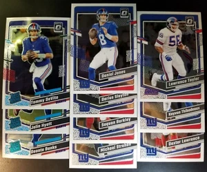 2023 Donruss Optic w/RCs New York GIANTS Football Team Set (10c) - Picture 1 of 1
