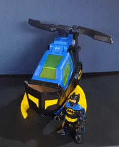 IMAGINEXT DC SUPER FRIENDS BATMAN GIOCATTOLO ELICOTTERO E PERSONAGGIO SET COMPLETO - Foto 1 di 4