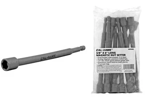 10pc 3/8" x 6" Long Hex Shank Quick-Release Magnetic Nut Setter Driver - Picture 1 of 1