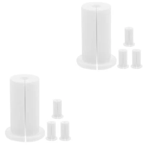 Set of 2 Silicone Case Cable Protector Wall Grommets Flexible Cord - Afbeelding 1 van 12