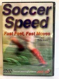 Soccer Speed Fast Feet, Fast Moves with Roby Stahl Sealed Soccer Coaching Skill - Picture 1 of 2