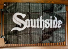 Black Southside Banner Flag Chicago White Sox Baseball Sports Team 21"x31" Inch