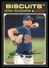 2020 Heritage Minors Base #179 Shane McClanahan - Montgomery Biscuits