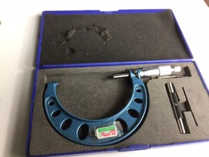 FOWLER OUTSIDE MICROMETER 3-4" 0.0001”, Very Nice - Picture 1 of 15