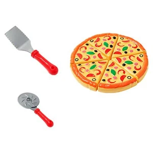 Kids Baby Pizza Party Fast Food Cooking Cutting Pretend Birthday D3K9 Toy W0E5 - Photo 1/8