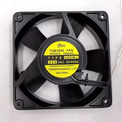 Toshiba TYPE U4251M-L 12025 AC220V Metal Cooling Fan - Image 1 of 2