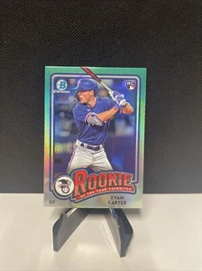 Evan Carter 2024 Bowman Chrome Rookie of the Year Favorites Lunar Glow #ROY-12 - Picture 1 of 2
