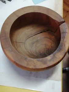 Obstschale aus 500 Jahre altem Olivenholz - Bild 1 von 9