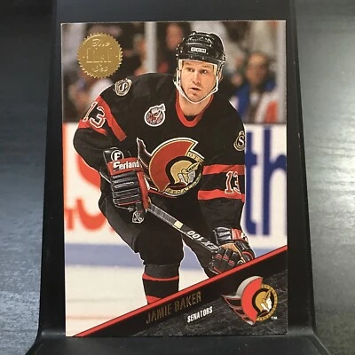 1993-94 Leaf Senators Hockey Card #134 Jamie Baker - Image 1 of 2