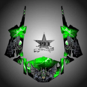 Polaris RZR 1000 XP Wrap Graphics Decal W OEM Door Inserts 13-15 Guardian Green - Bild 1 von 1