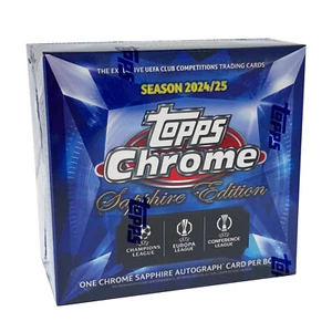 2024-25 TOPPS CROMO ZAFIRO UEFA Club Competiciones UCC Hobby Box - Imagen 1 de 2
