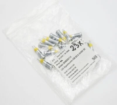 23x Signal-Constuct SMBD08114 LED-Signalleuchte Gelb 24/28VDC -unused- - Image 1 of 4