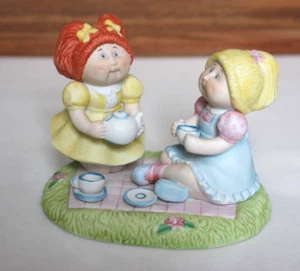 Vintage Cabbage Patch Kids Tea Party Porzellan Figur Xavier Roberts 1984 TOP - Bild 1 von 8