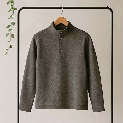 Van Heusen Gray Crewneck Sweater Classic Design - Image 1 of 4