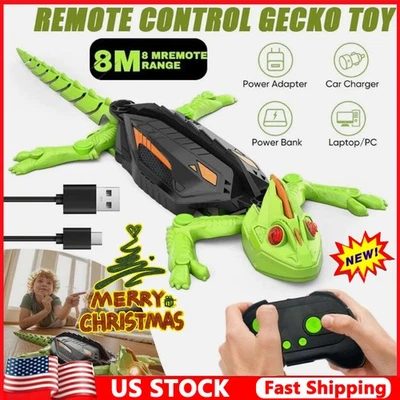 Juguete Gecko Escalada en Pared - Robot RC Recargable para Niños, Conduce en Paredes EE. UU. Foto 1 de 4
