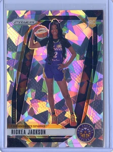 2024 Panini Prizm WNBA ICE RC Rookie NO. 144 Rickea Jackson, Los Angeles Sparks - Bild 1 von 3