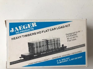 Jaeger HO Products #2500 Heavy Timbers HO Flat Car Load Kit NIB - Picture 1 of 3