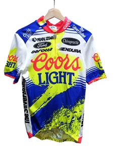 Pearl iZumi Cycling Bicycle Jersey Coors Light Shirt Men's M From Japan - Picture 1 of 11