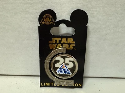 Prendedor giratorio de atracción Disney DLR 25 aniversario de Star Tours Foto 1 de 3