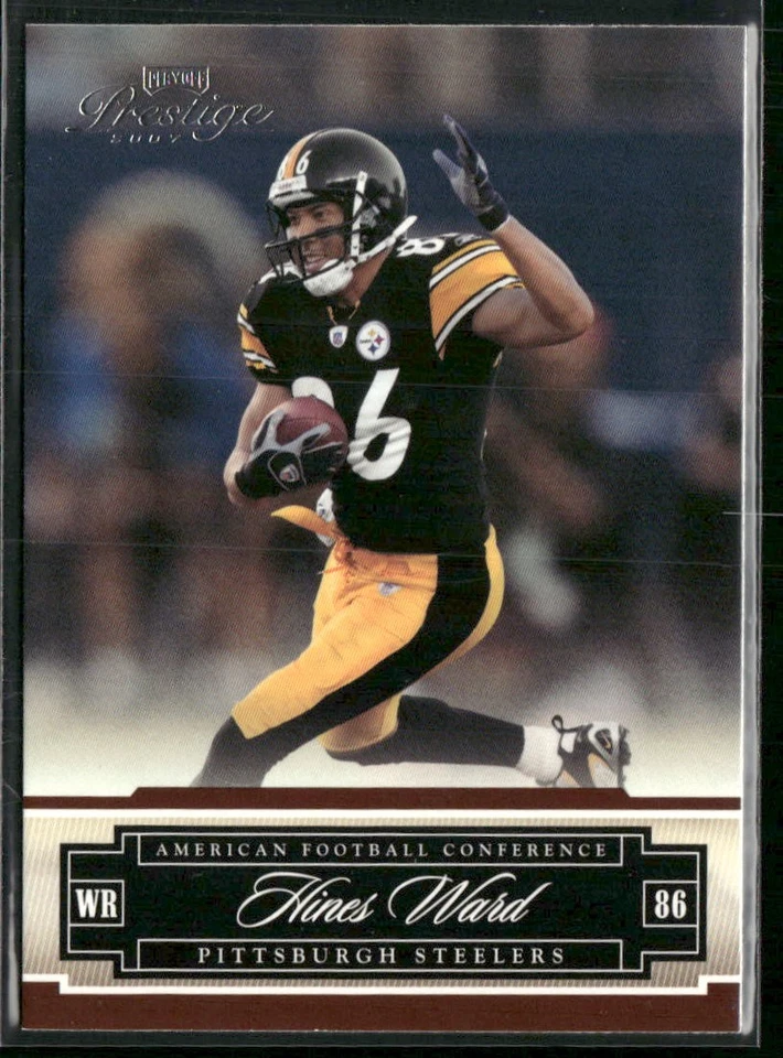 2007 Playoff Prestige Hines Ward #115 Pittsburgh Steelers - Image 1 of 2
