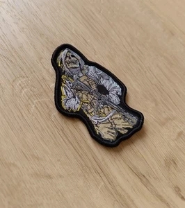 Soldat Totenkopf Skelett| Patch Klett Aufnäher| Moral Militär Outdoor Gotcha EBC - Bild 1 von 4