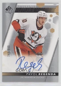 2022-23 SP Autentico Orologio Auto Futuro /999 Pavol Regenda #152 Rookie Auto RC - Foto 1 di 4