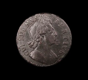WILLIAM III 1699 COPPER HALFPENNY - DATE IN EXERGUE - Picture 1 of 2