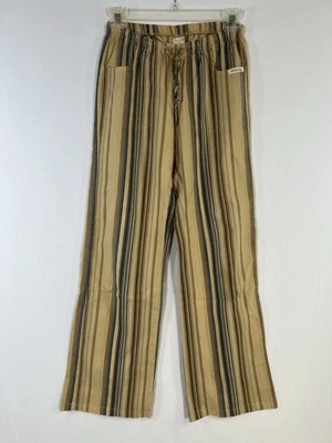 Vintage y2k Billabong striped Cotton beach pants Size Small - Image 1 of 4