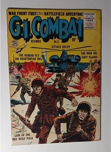 G I COMBAT COMIC #31 DEZEMBER 1955 DICK DILLIN CHARLES CUIDERA SID GREENE F - 5,5 - Bild 1 von 8