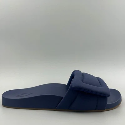 Olukai Sunbeam Slide Women Size 8 Navy Blue Comfort Sandals 20512-5454 NEW - Image 1 of 4