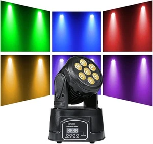 70W Moving Heads DJ Lights RGBW 4 in 1 LED Wash Effect Light Green,Red,White  - Picture 1 of 7
