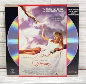 And God Created Woman LaserDisc 1988 Erotic Unrated Edition Image Ent - H2 - Foto 1 di 6