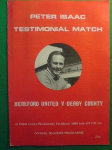 PETER ISAAC TESTIMONIAL MATCH - Hereford Utd v Derby - Picture 1 of 1