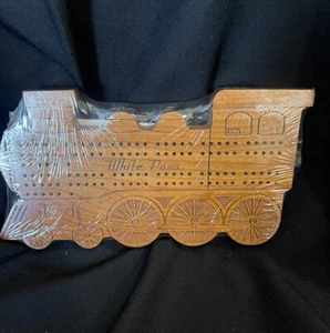 White Pass Railroad Alaska Cribbage BoardTrain Design Board Doesn’t Include Pegs - Picture 1 of 2