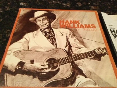 The Hank Williams Treasure 4 LP VTG Box Set Columbia House Musical Treasury - Image 1 of 4