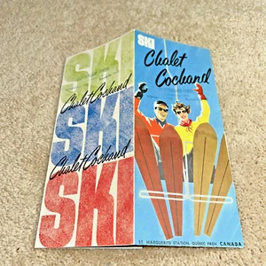 1960s CHALET COCHAND Brochure St. Marguerite Station QUEBEC CANADA - Picture 1 of 15