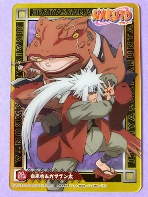 Jiraiya No.014 2005 NARUTO Clear Card BANDAI Japan very rare F/S - Image 1 of 4