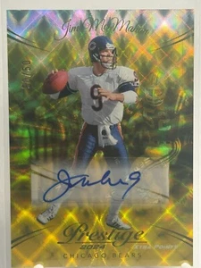 jim mcmahon auto 50/50 panini prestige 2024 xtra points gold Book End! Bear - Picture 1 of 2