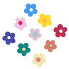 9Pcs jewery Flower Shoelace Buckles Shoe Clips Charms Flower