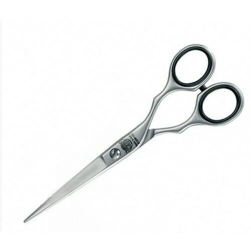 KIEPE Haarschere 6,5 Zoll mit abnehmbaren Fingerringen und Fingerhaken schwarz - Bild 1 von 1