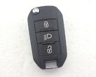 PEUGEOT 308 / 3008 / 508 / 5008 3 Button Flip Key Fob - Tested #7