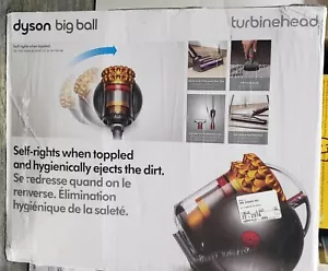New Dyson Big Ball Turbinehead Canister Vacuum | Yellow/Iron | New - Picture 1 of 9