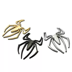 Emblema de coche de metal Spiderman 3D - insignia con logotipo de araña para camión/furgoneta, negro a prueba de óxido - Imagen 1 de 8